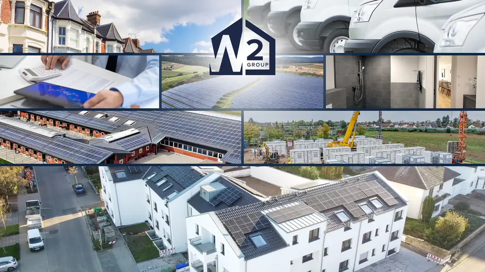 Projekte der W2 Group: Wohnbau, Sanierung und Photovoltaik
